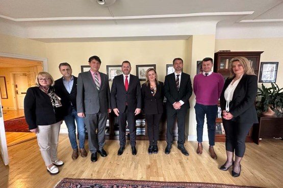 Deputy Speaker of the House of Representatives of the PA BiH Marinko Čavara and delegate in the House of Peoples of the PA BiH Radovan Kovačević visited the Embassy of Bosnia and Herzegovina in the Kingdom of Sweden